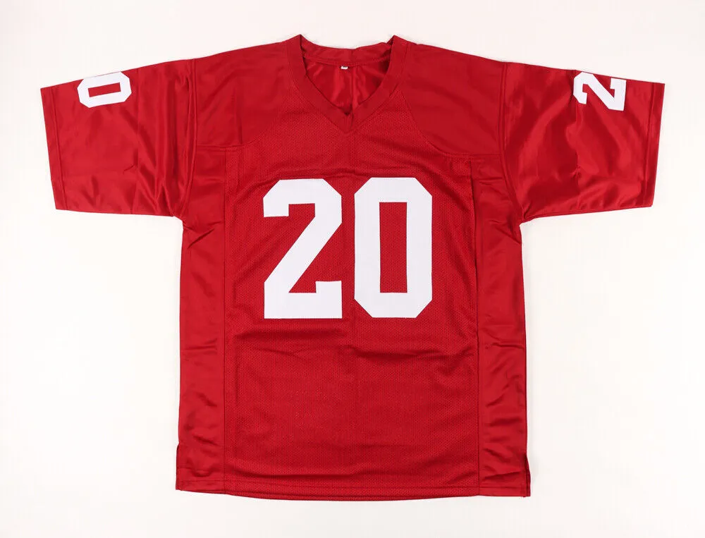 Billy Sims Signed Oklahoma Sooners Highlight Stat Jersey "H.T.-'78" (JSA COA)