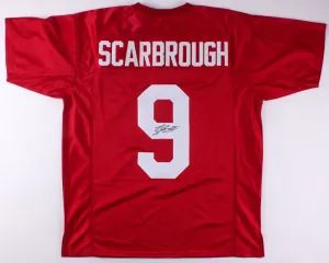 Bo Scarbrough Signed Alabama Crimson Tide Jersey (JSA) 2 time SEC Champion R.B.