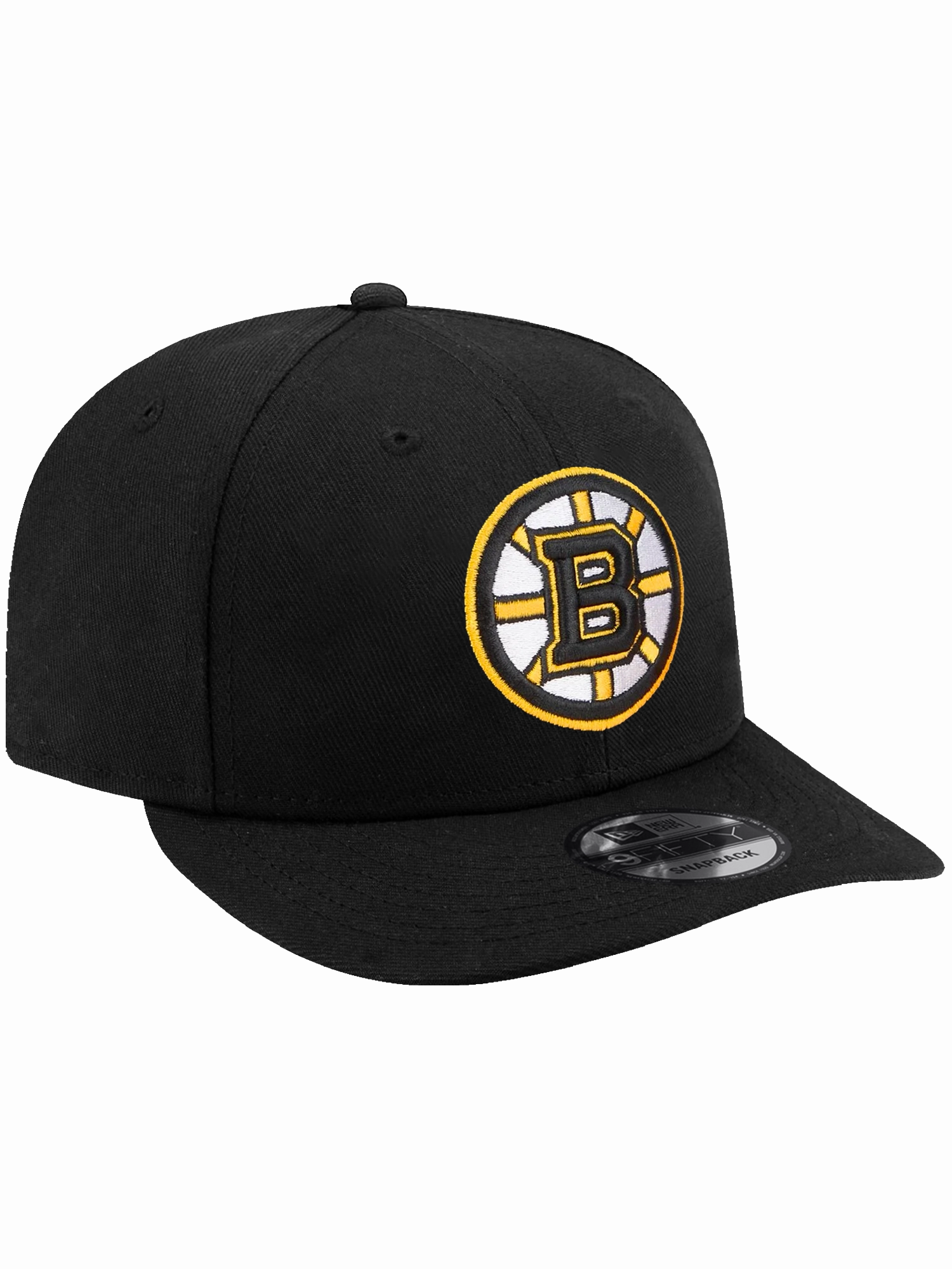 Boston Bruins New Era NHL Team 9FIFTY Pre-Curved Snapback Hat - Black