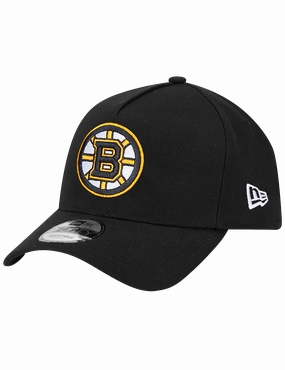 Boston Bruins New Era NHL Team 9FORTY A-Frame Snapback Hat - Black
