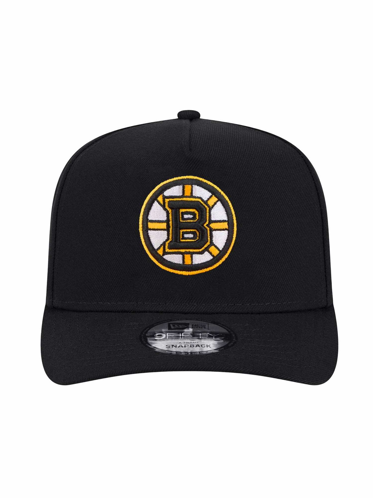 Boston Bruins New Era NHL Team Pre-Curved 9FIFTY A-Frame Snapback Hat - Black