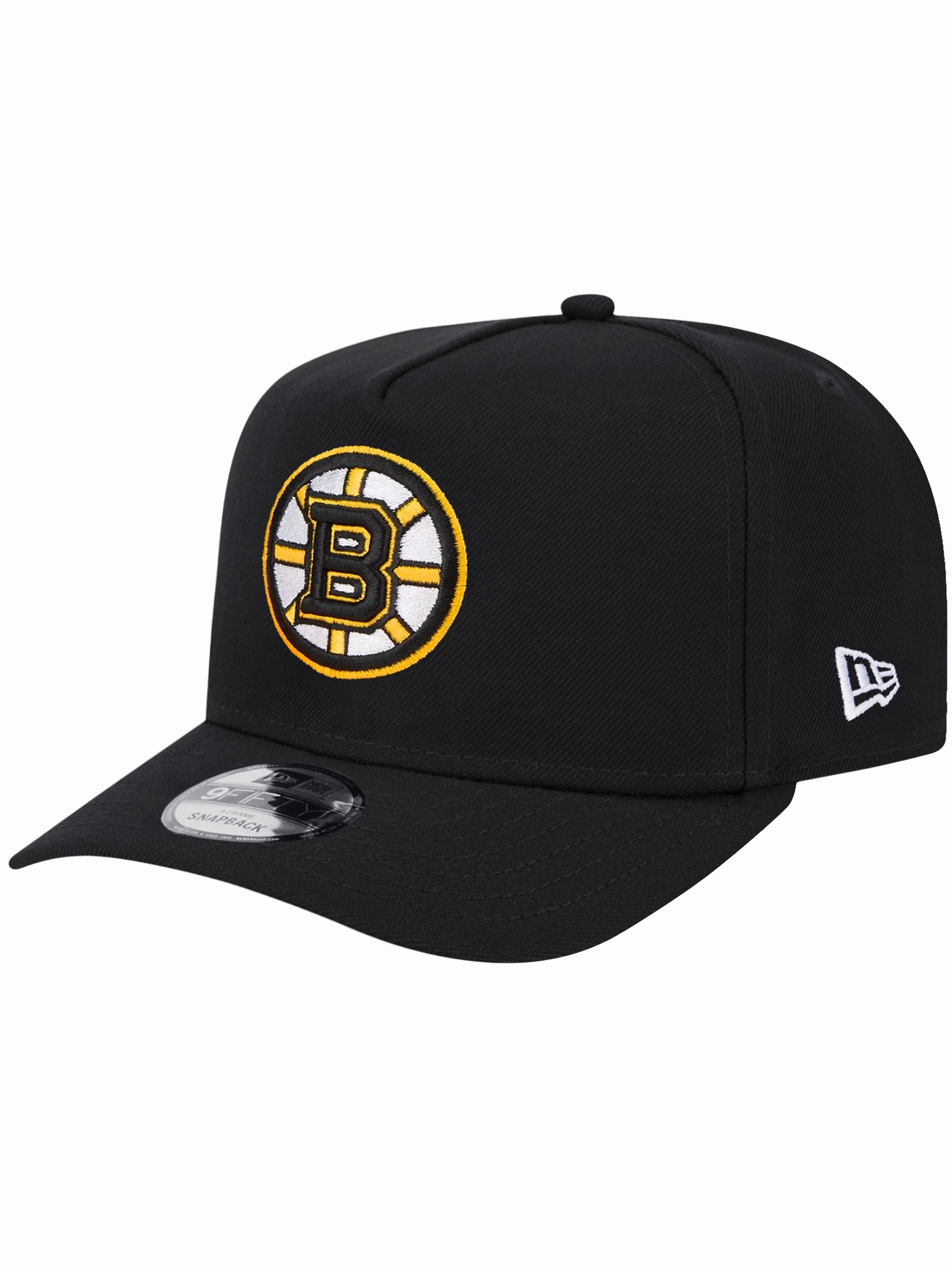 Boston Bruins New Era NHL Team Pre-Curved 9FIFTY A-Frame Snapback Hat - Black