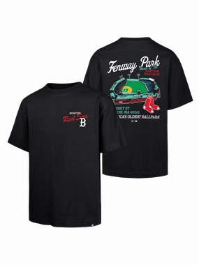 Boston Red Sox '47 MLB Stadium Vintage Foundation T-Shirt - Black