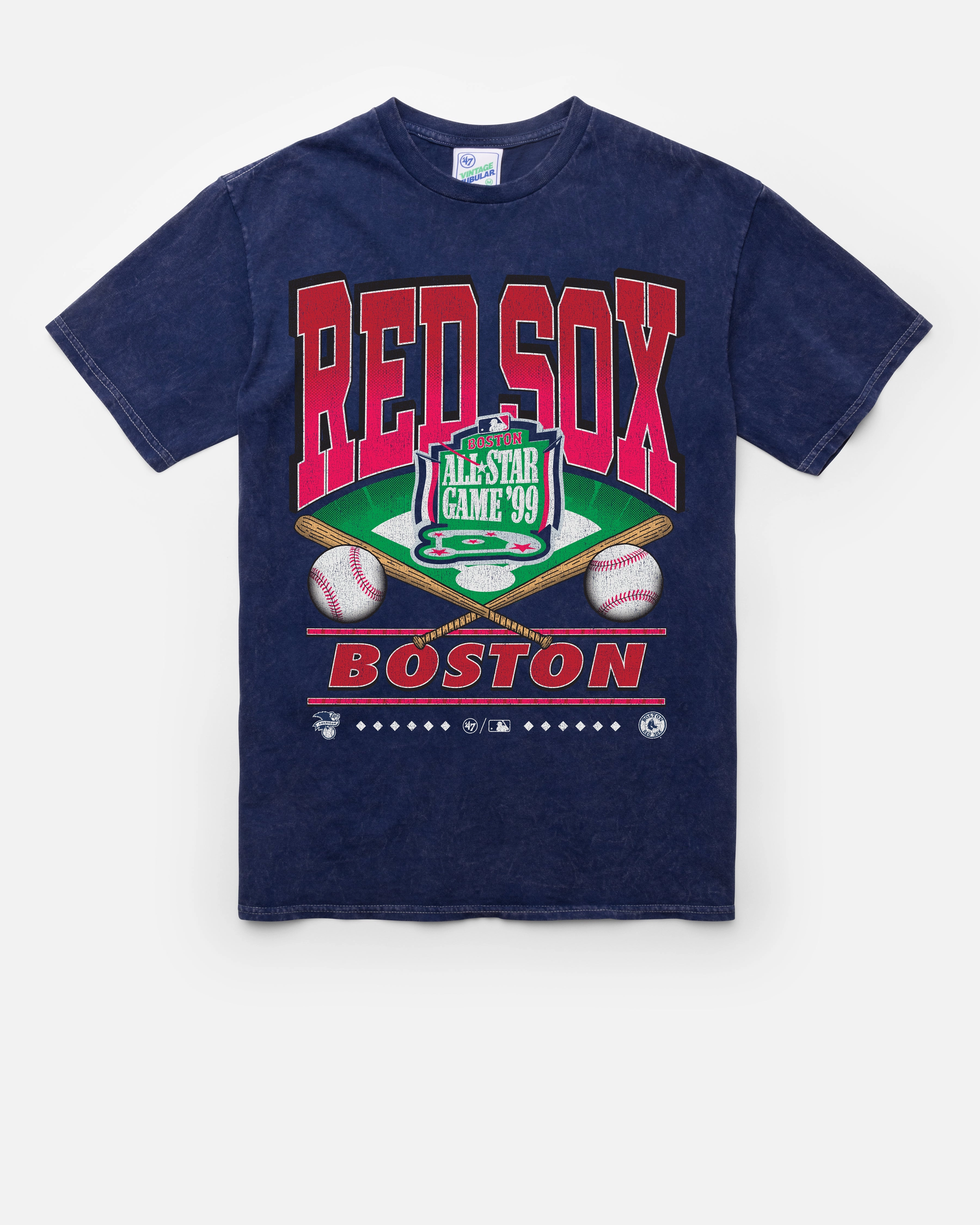 BOSTON RED SOX COOP ASG STRAIGHT SHOT VINTAGE '47 TUBULAR TEE
