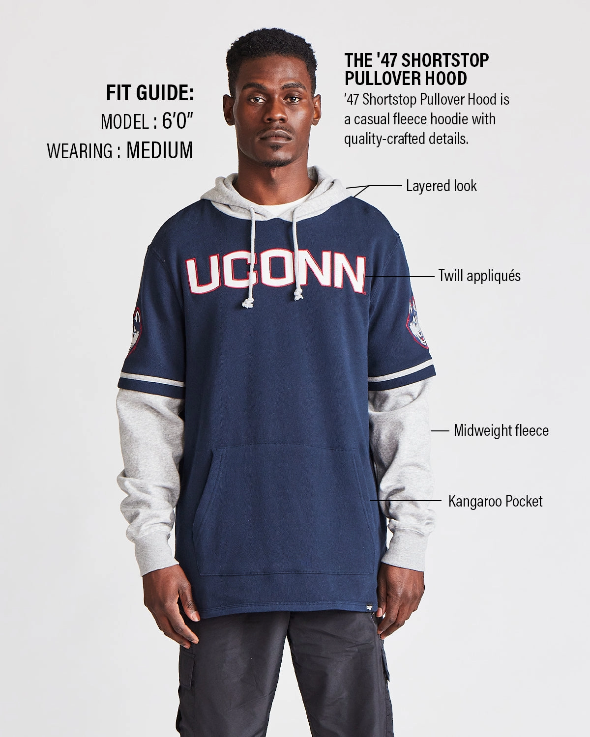 BOSTON RED SOX COOPERSTOWN TRIFECTA '47 SHORTSTOP PULLOVER
