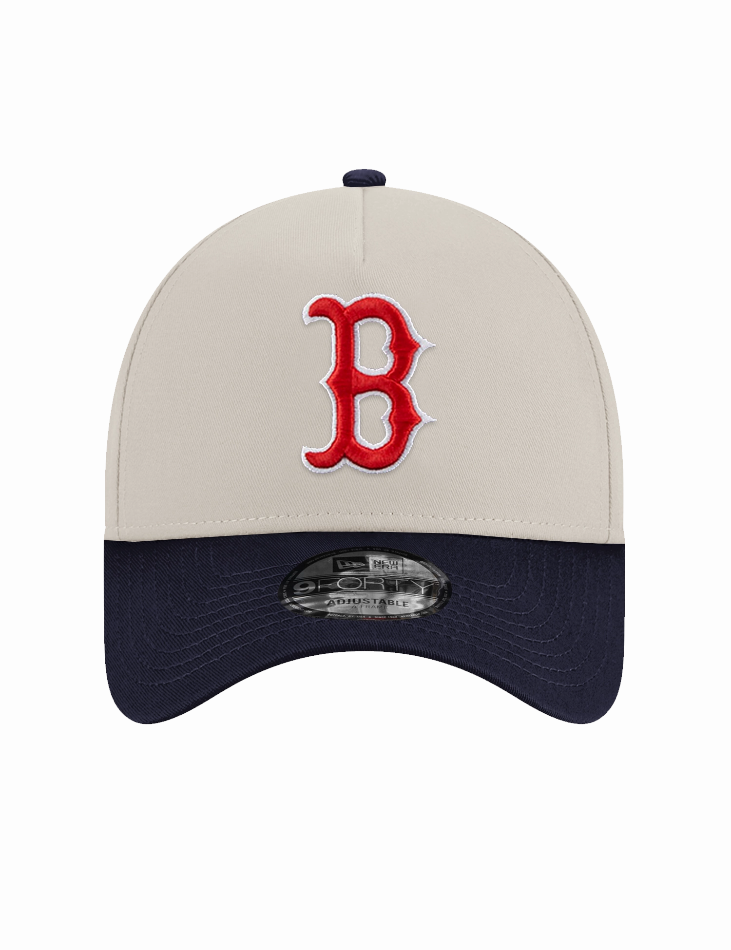 Boston Red Sox New Era MLB 04 World Series 9FORTY A-Frame Snapback Hat - Stone