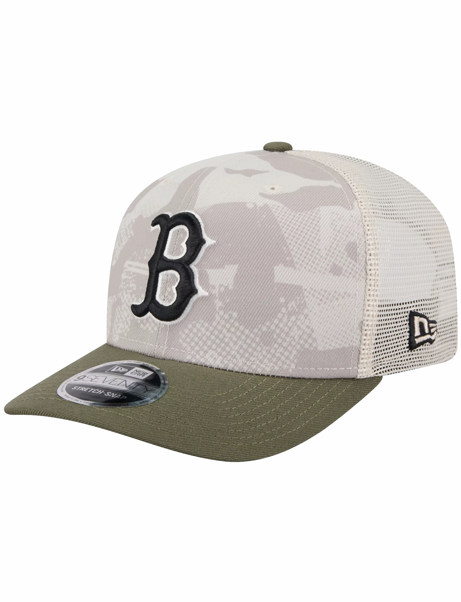 Boston Red Sox New Era MLB Armed Forces 2025 9SEVENTY Stretch-Snapback Hat