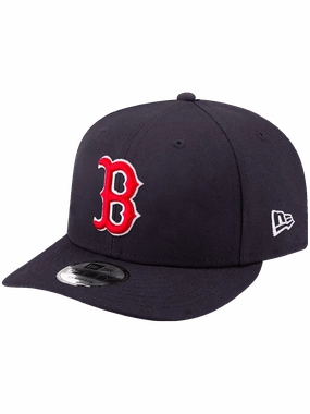 Boston Red Sox New Era MLB Team 9FIFTY Pre-Curved Snapback Hat - Navy