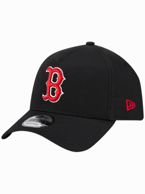 Boston Red Sox New Era MLB Team 9FORTY A-Frame Snapback Hat - Black