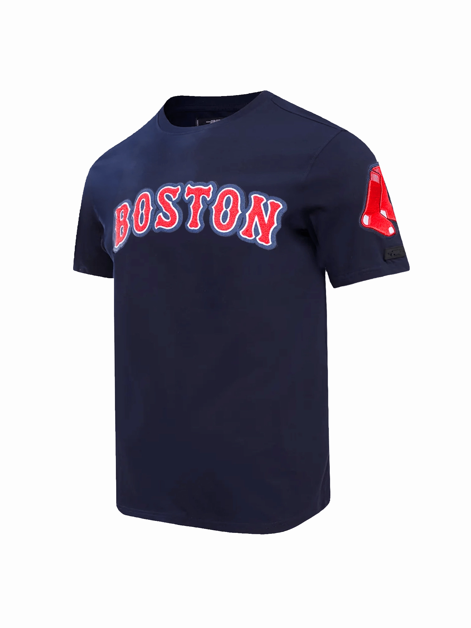 Boston Red Sox Pro Standard MLB Team Chenille Flex T-Shirt - Navy