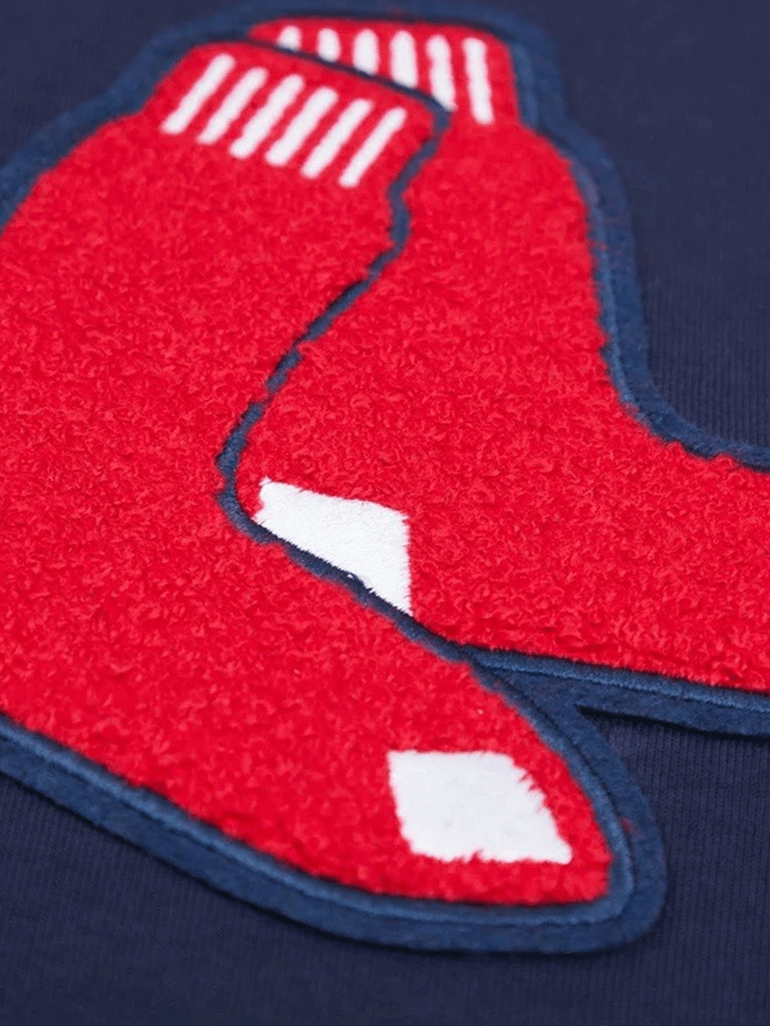 Boston Red Sox Pro Standard MLB Team Chenille Hoodie Jumper  - Navy