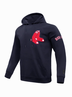 Boston Red Sox Pro Standard MLB Team Chenille Hoodie Jumper  - Navy