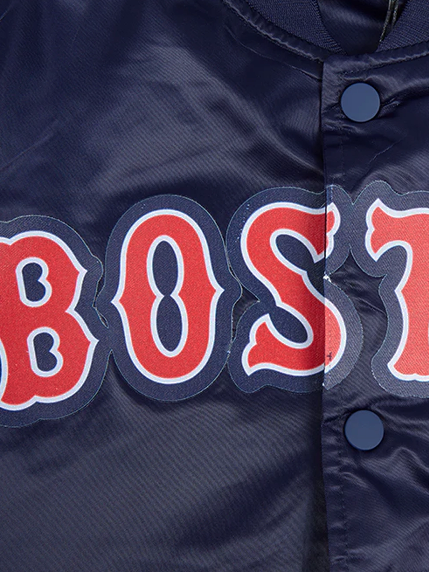Boston Red Sox Pro Standard MLB Team Classic Satin Button Jacket - Navy