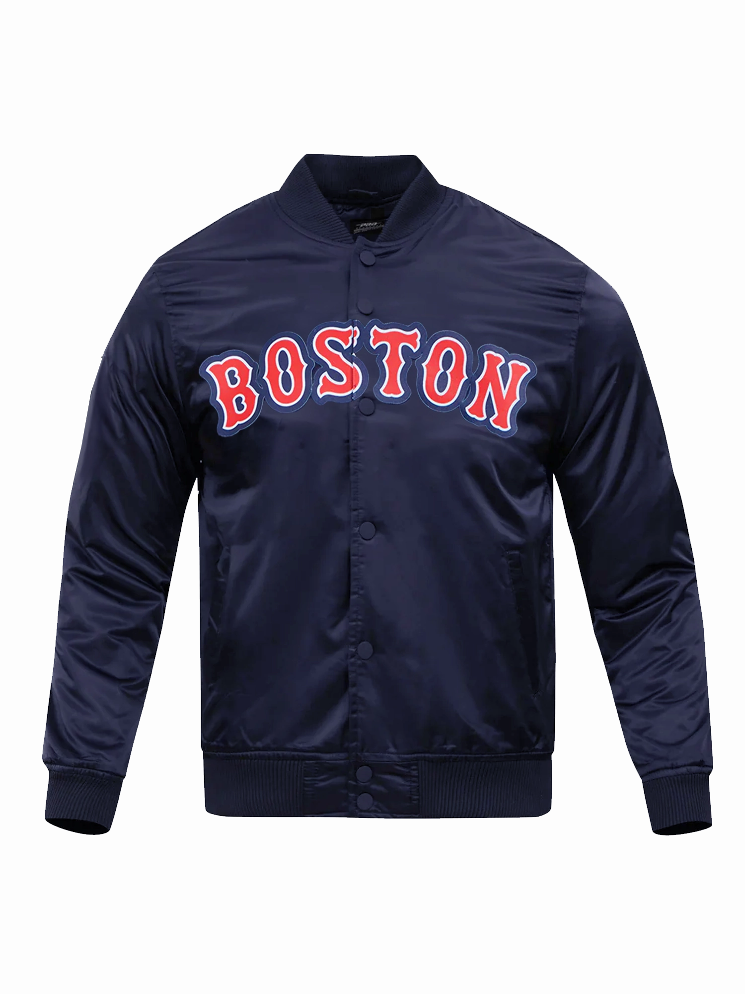 Boston Red Sox Pro Standard MLB Team Classic Satin Button Jacket - Navy
