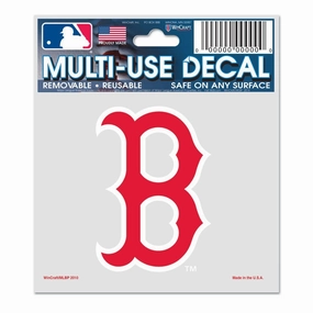 Boston Red Sox Wincraft MLB 3" x 4" Multi-Use Sticker Decal