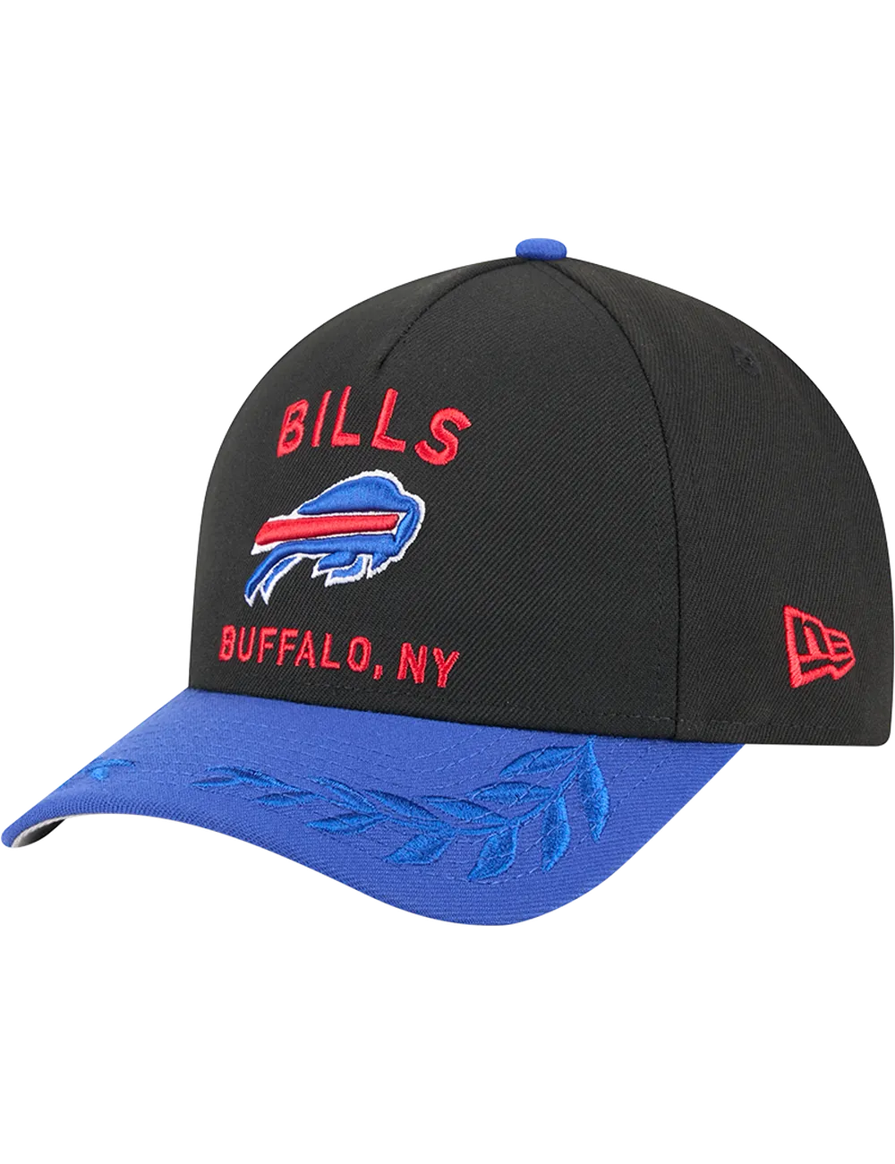 Buffalo Bills New Era NFL 25 Draft 9FORTY M-Crown Snapback Hat - Black