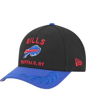 Buffalo Bills New Era NFL 25 Draft 9FORTY M-Crown Snapback Hat - Black