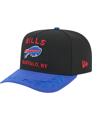 Buffalo Bills New Era NFL 25 Draft Pre-Curved 9FIFTY A-Frame Snapback Hat - Black
