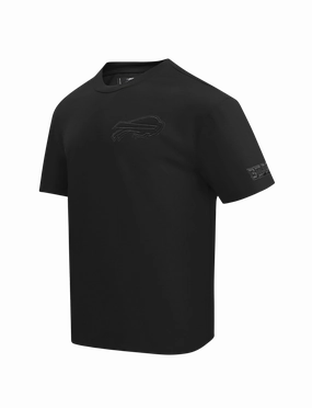 Buffalo Bills Pro Standard NFL Tonal Drop Shoulder Flex T-Shirt - Black