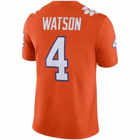 C.Tigers #4 Deshaun Watson Alumni Player Game Jersey  Orange Stitched American College Jerseys