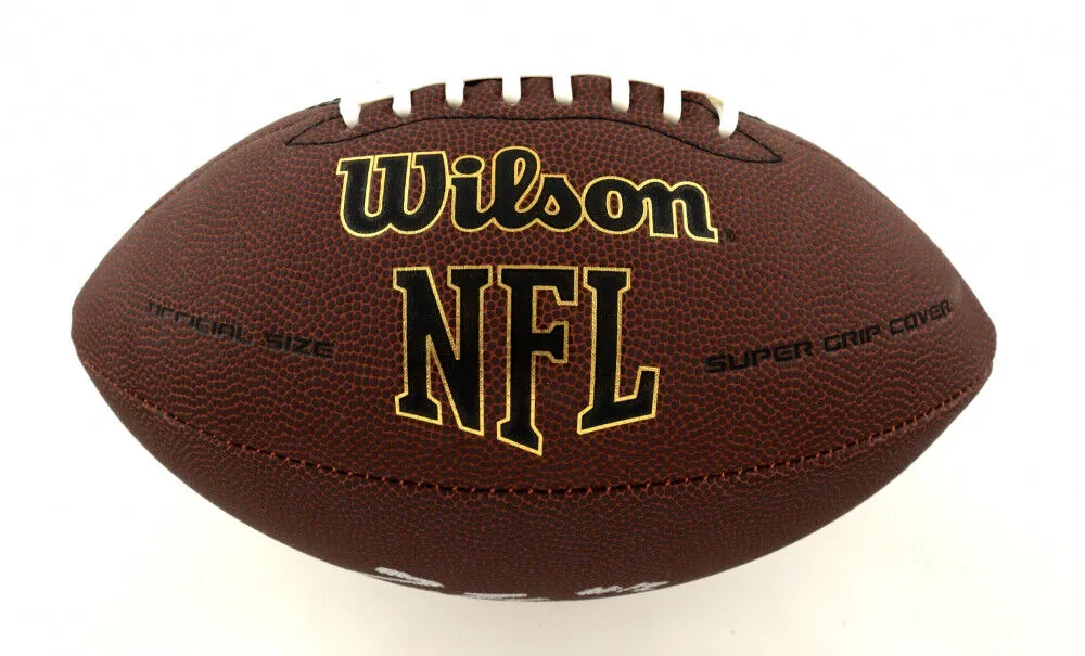 Cade McNamara Signed Wilson NFL Football (Beckett Holo) Michigan Wolverines Q.B.