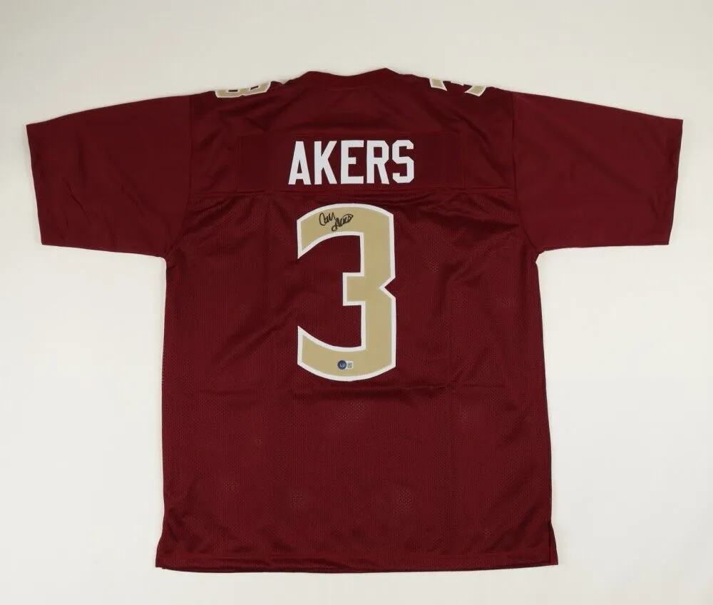 Cam Akers Signed Florida State Seminoles Jersey (Beckett) Rams 2nd Rnd Pck 2020