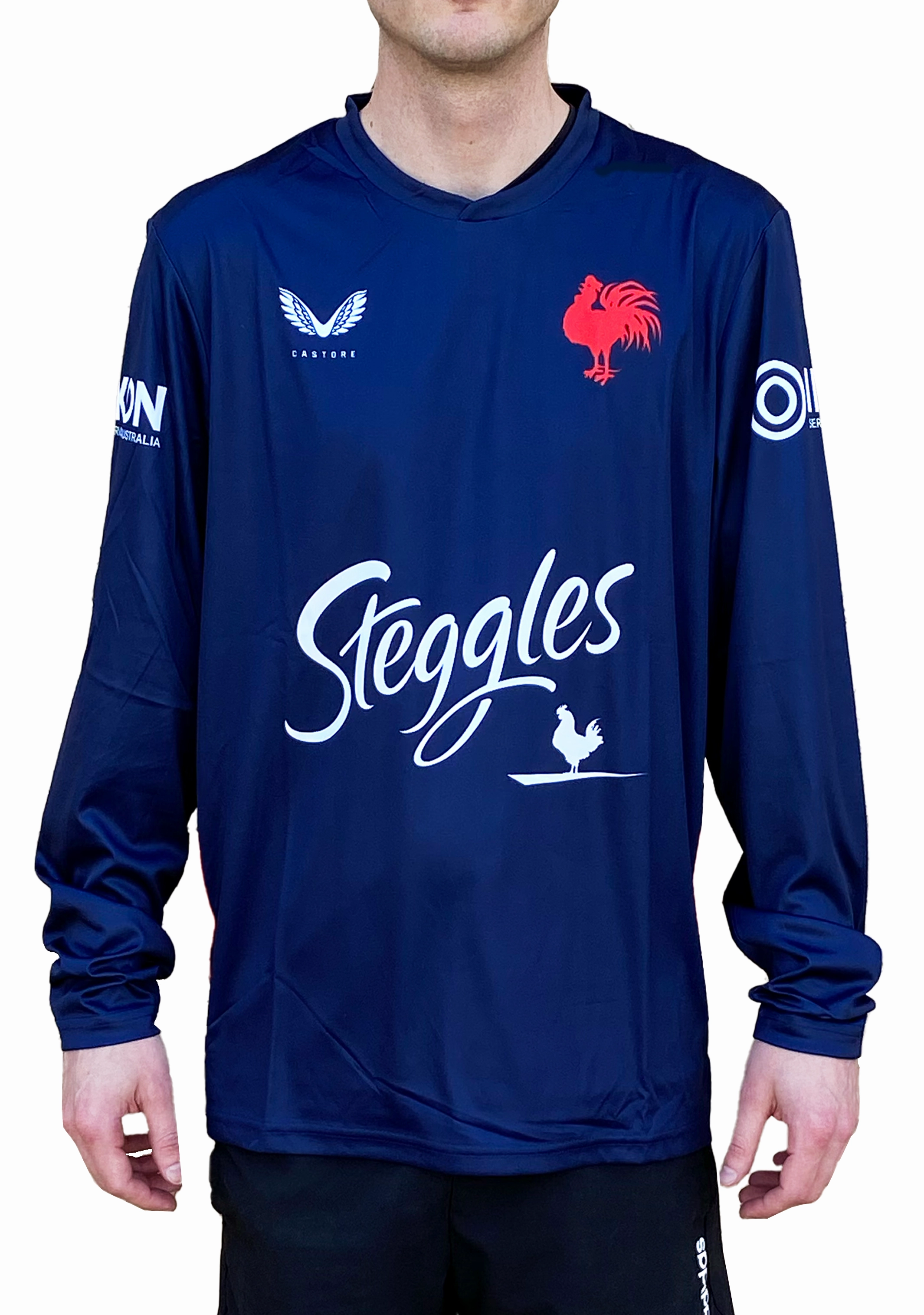 Castore Sydney Roosters Mens Training Long Sleeve Shirt