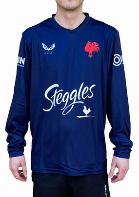 Castore Sydney Roosters Mens Training Long Sleeve Shirt