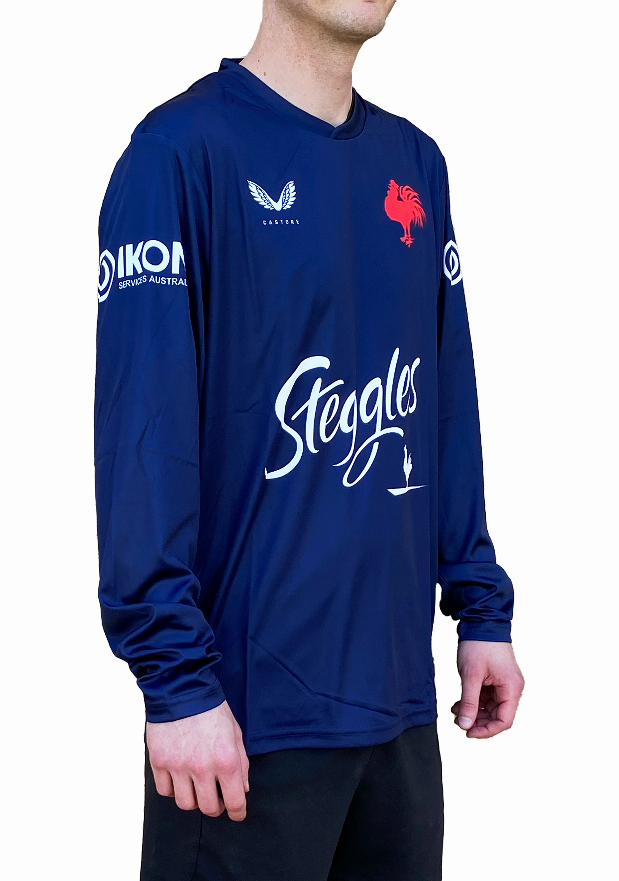Castore Sydney Roosters Mens Training Long Sleeve Shirt