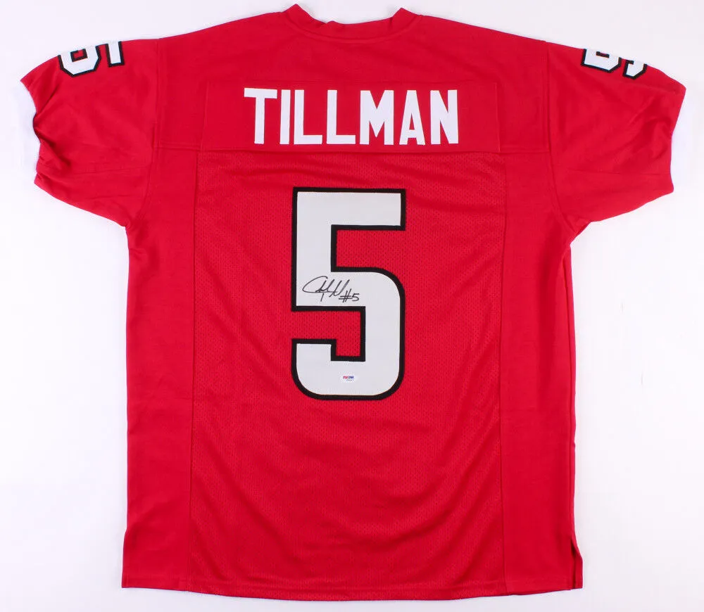 Charles Peanut Tillman Signed Louisiana Ragin' Cajuns Jersey (PSA COA) Bears C B