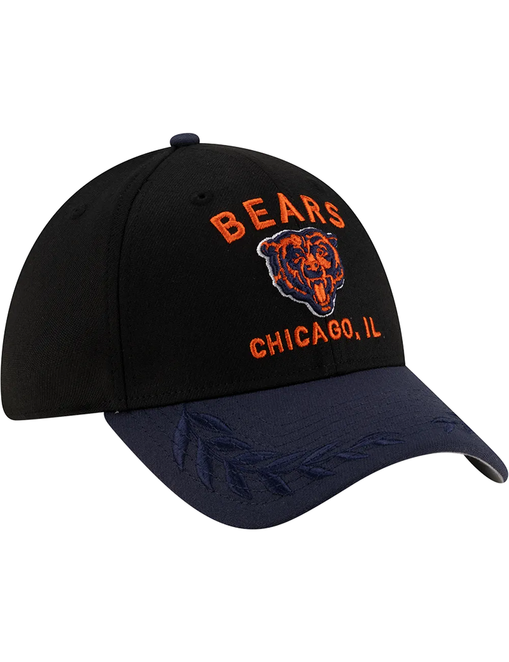 Chicago Bears New Era NFL 25 Draft 39THIRTY Stretch-Fit Hat - Black