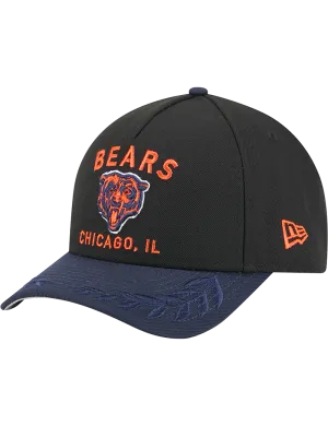 Chicago Bears New Era NFL 25 Draft 9FORTY M-Crown Snapback Hat - Black