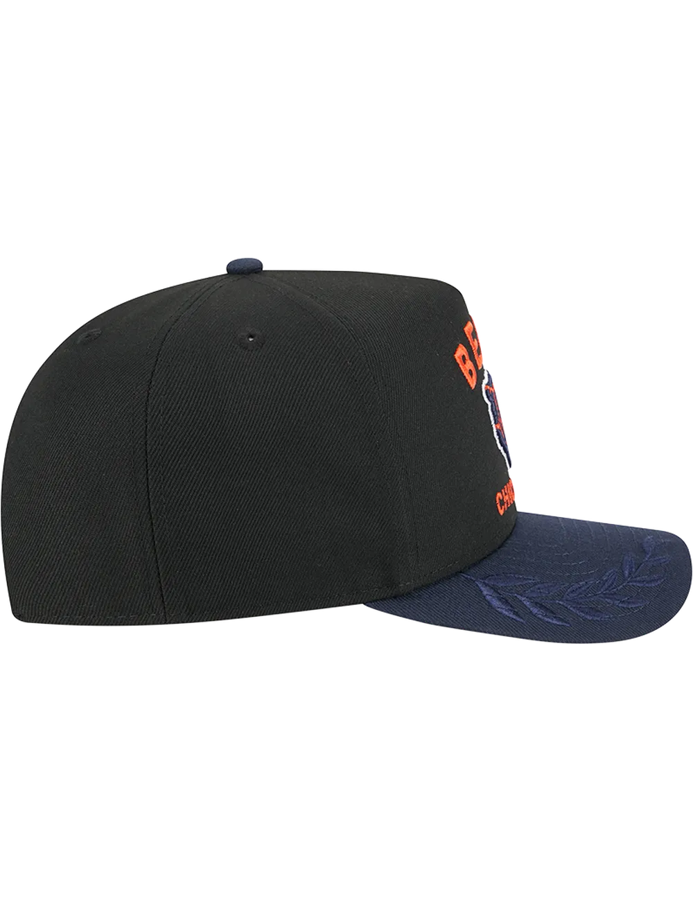 Chicago Bears New Era NFL 25 Draft Pre-Curved 9FIFTY A-Frame Snapback Hat - Black