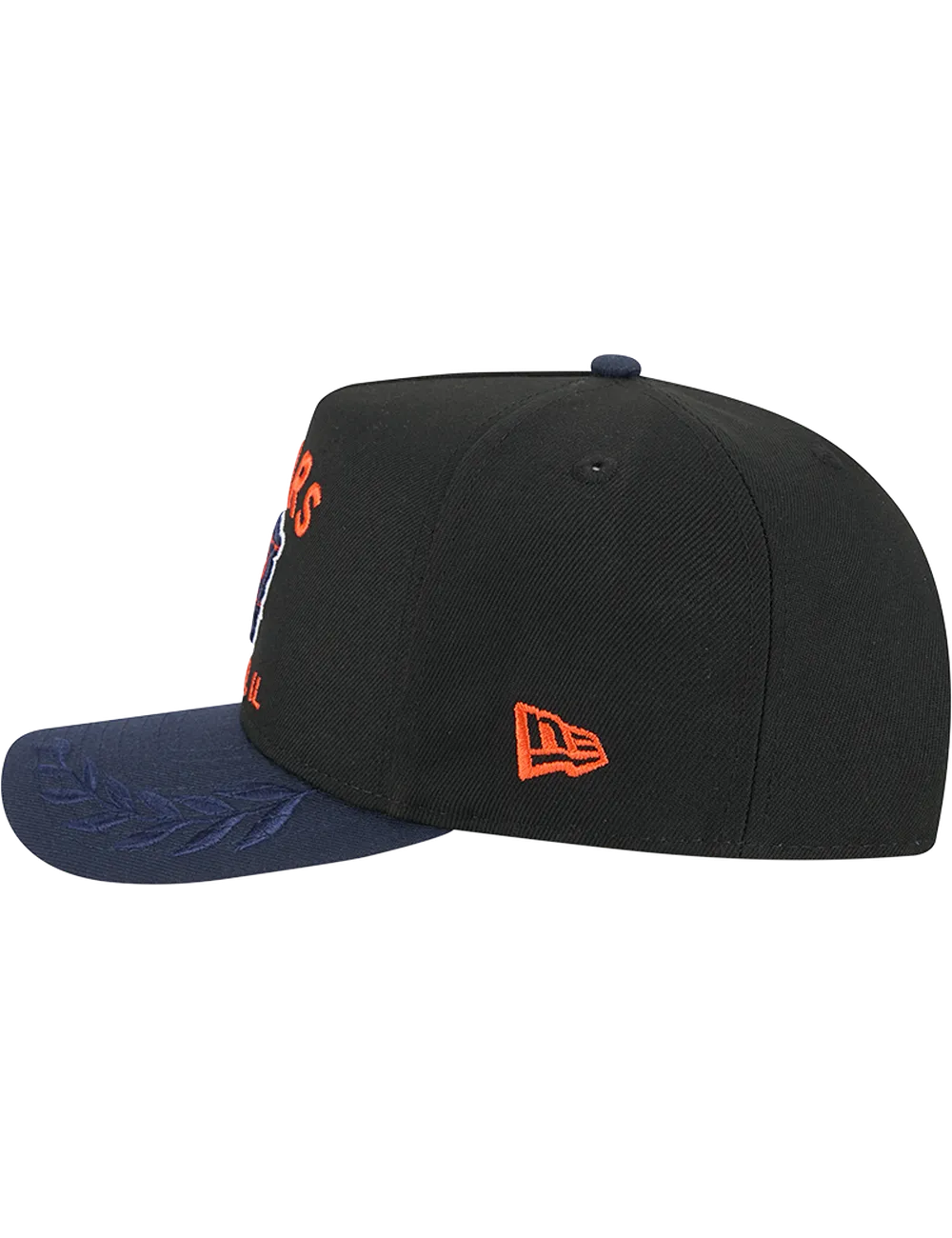 Chicago Bears New Era NFL 25 Draft Pre-Curved 9FIFTY A-Frame Snapback Hat - Black