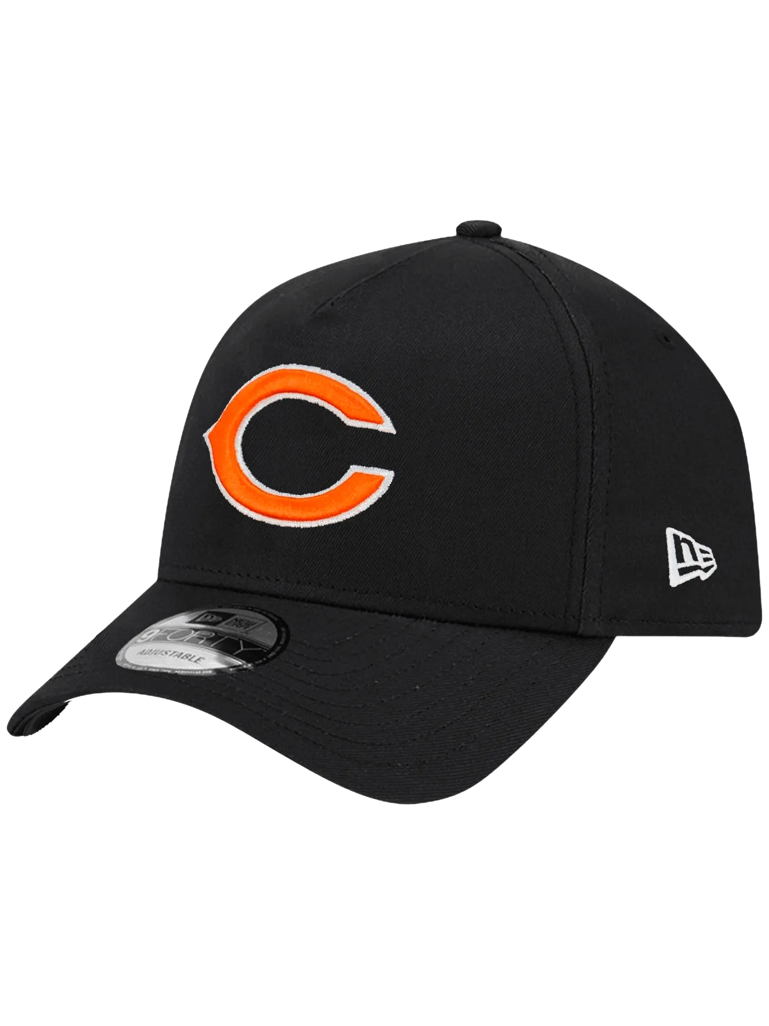 Chicago Bears New Era NFL Team 9FORTY A-Frame Snapback Hat - Black