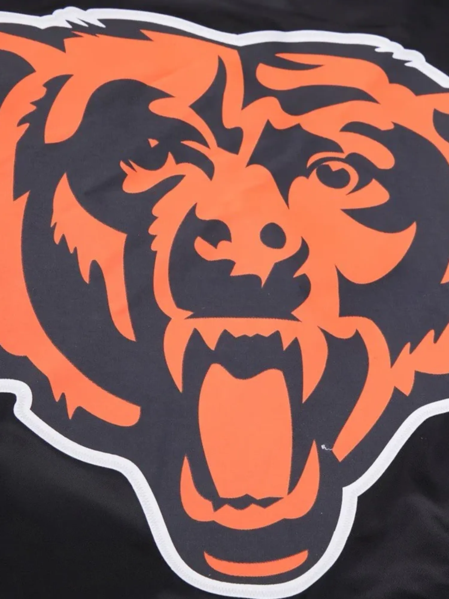 Chicago Bears Pro Standard NFL Team Classic Satin Button Jacket - Black