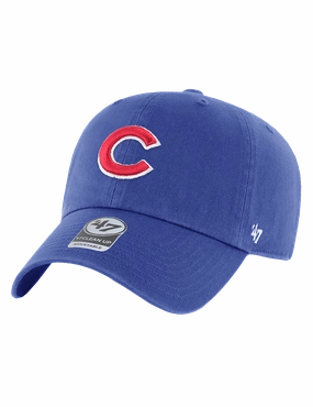 Chicago Cubs '47 MLB Team Clean Up Strapback Hat - Blue