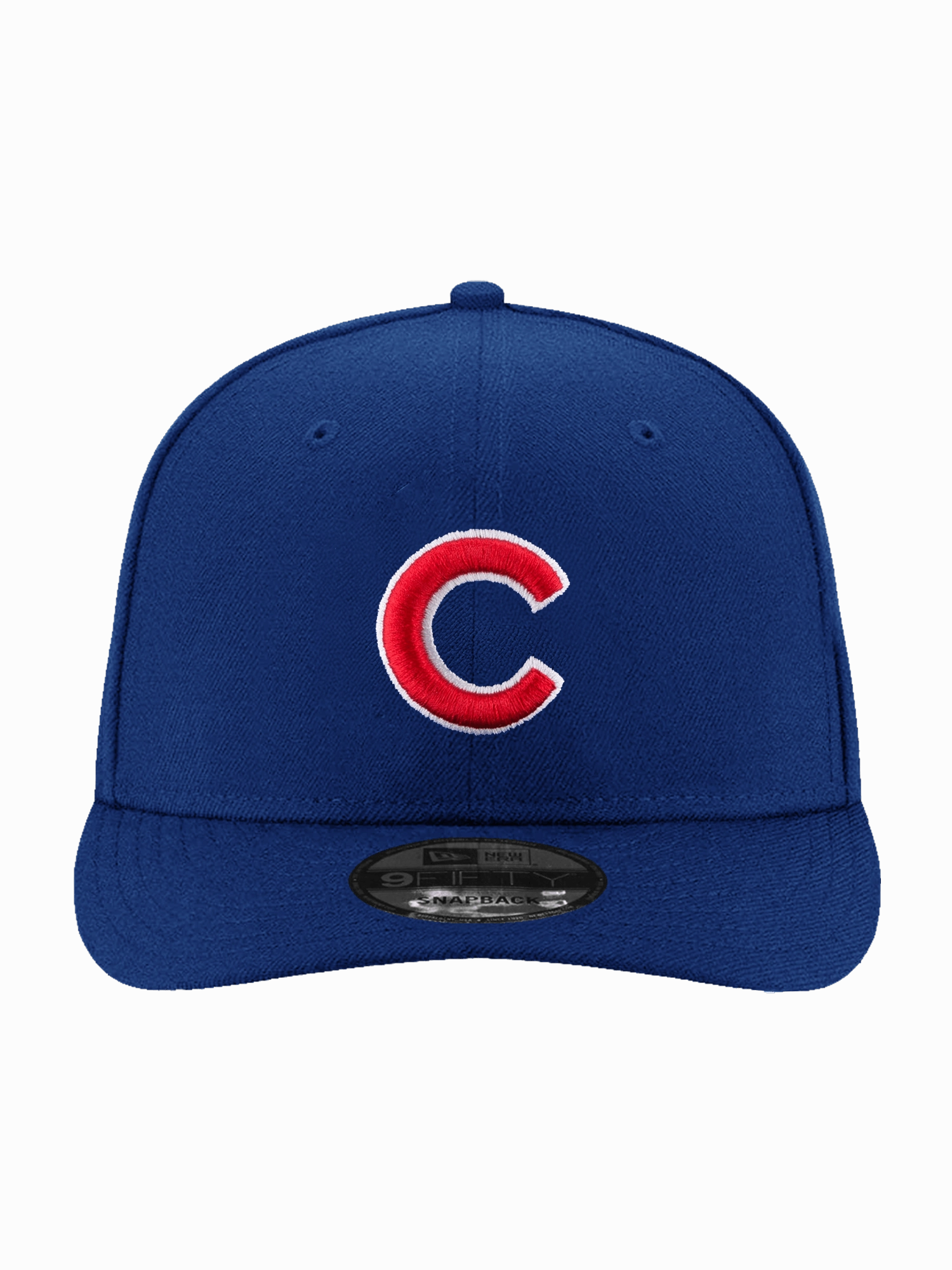 Chicago Cubs New Era MLB Team Pre-Curved 9FIFTY Snapback Hat - Blue