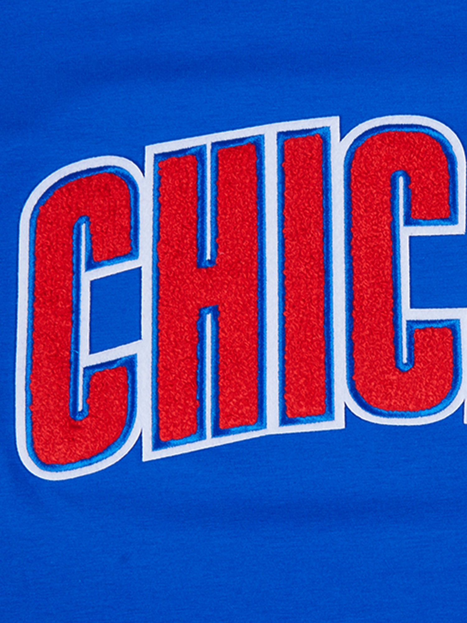 Chicago Cubs Pro Standard MLB Team Chenille Flex T-Shirt - Blue