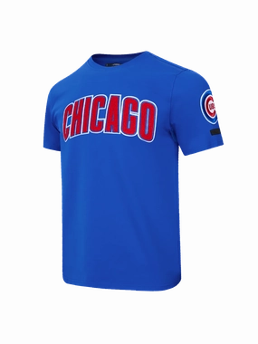 Chicago Cubs Pro Standard MLB Team Chenille Flex T-Shirt - Blue