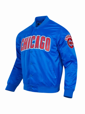 Chicago Cubs Pro Standard MLB Team Classic Satin Button Jacket - Blue