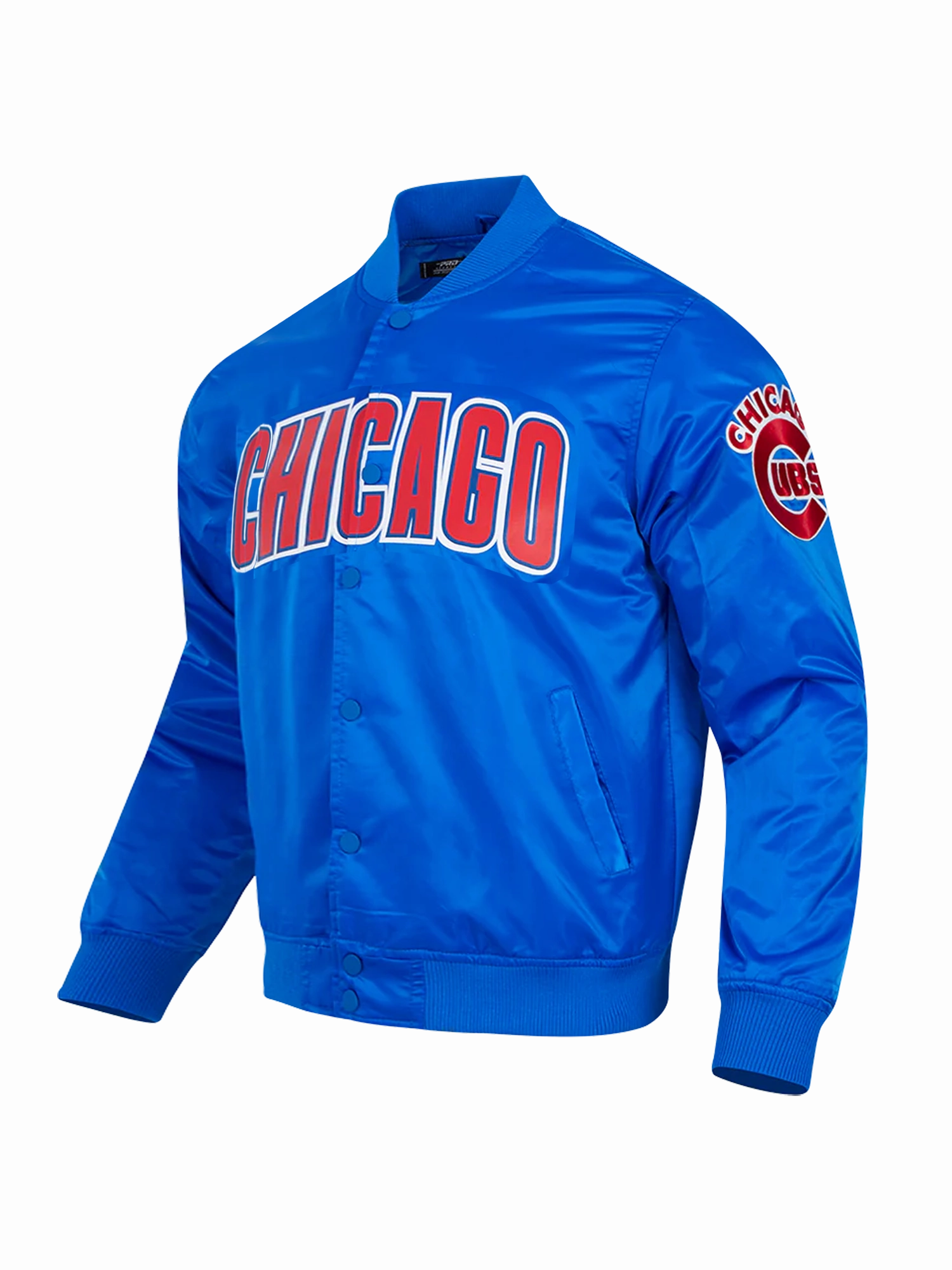 Chicago Cubs Pro Standard MLB Team Classic Satin Button Jacket - Blue