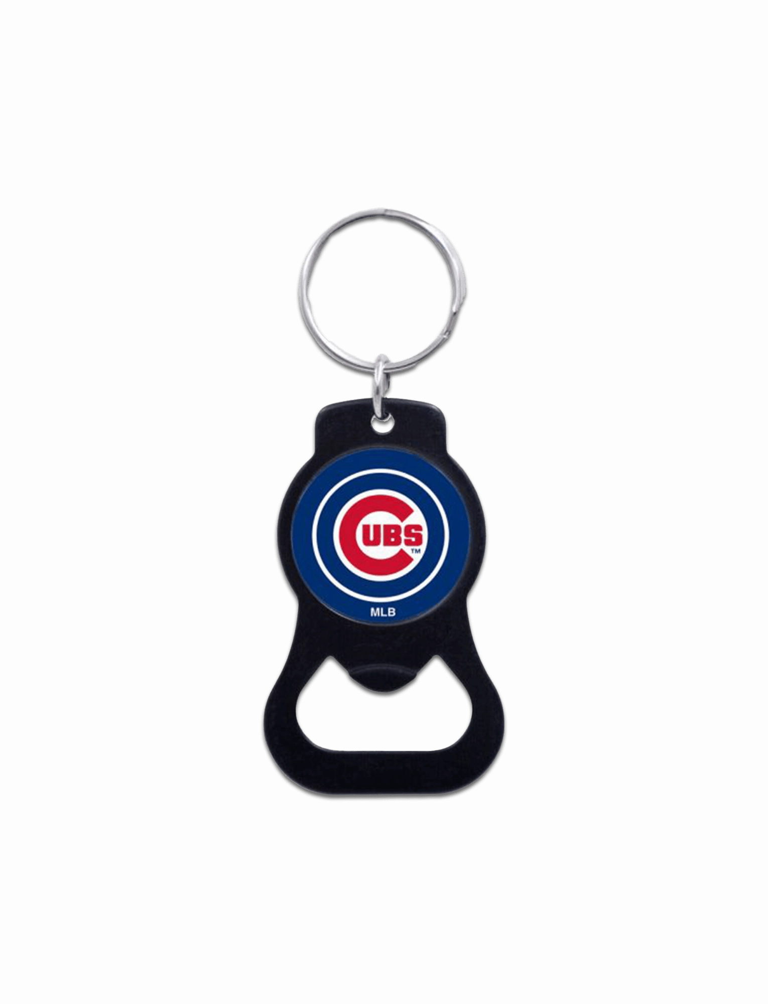 Chicago Cubs Wincraft MLB Team Logo/Black Bottle Opener Key Ring