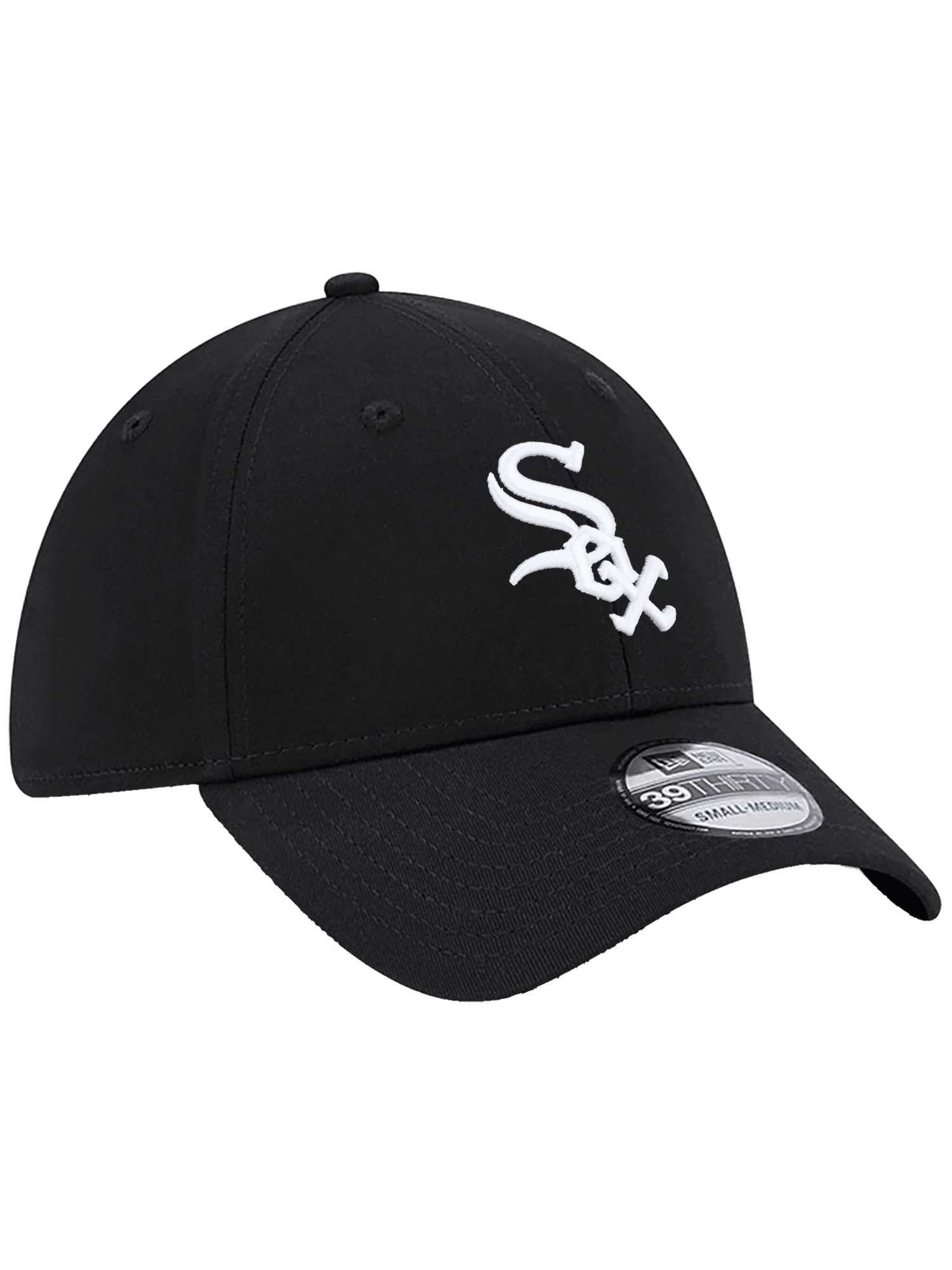 Chicago White Sox New Era MLB Team 39THIRTY Stretch-Fit Hat - Black