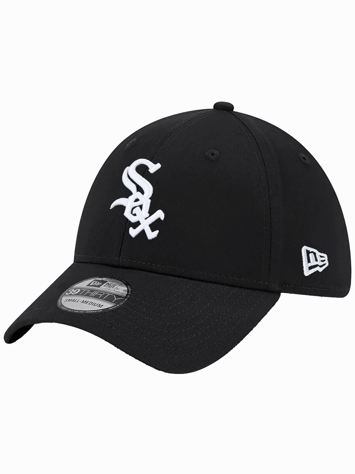 Chicago White Sox New Era MLB Team 39THIRTY Stretch-Fit Hat - Black