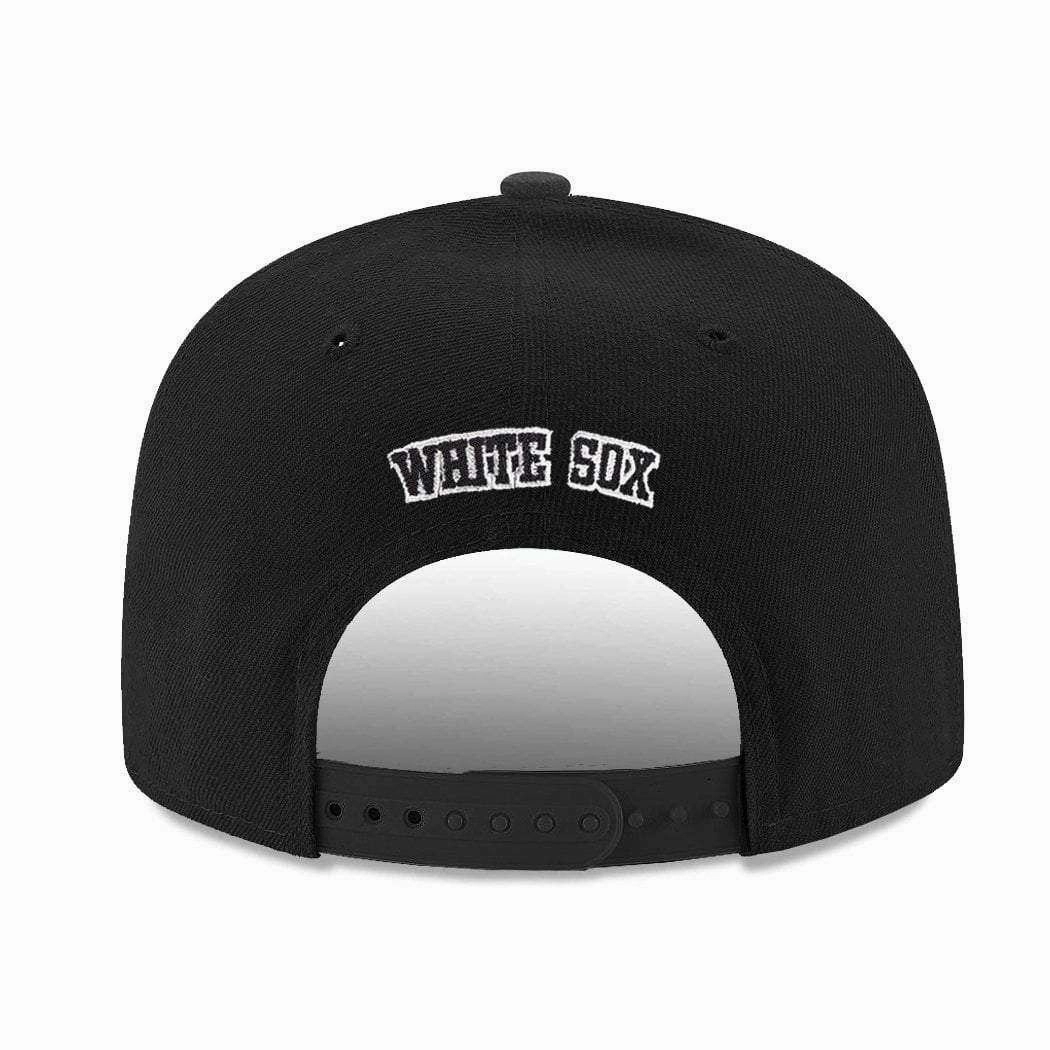 Chicago White Sox New Era MLB Team 9FIFTY Pre-Curved Snapback Hat - Black