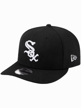 Chicago White Sox New Era MLB Team 9FIFTY Pre-Curved Snapback Hat - Black