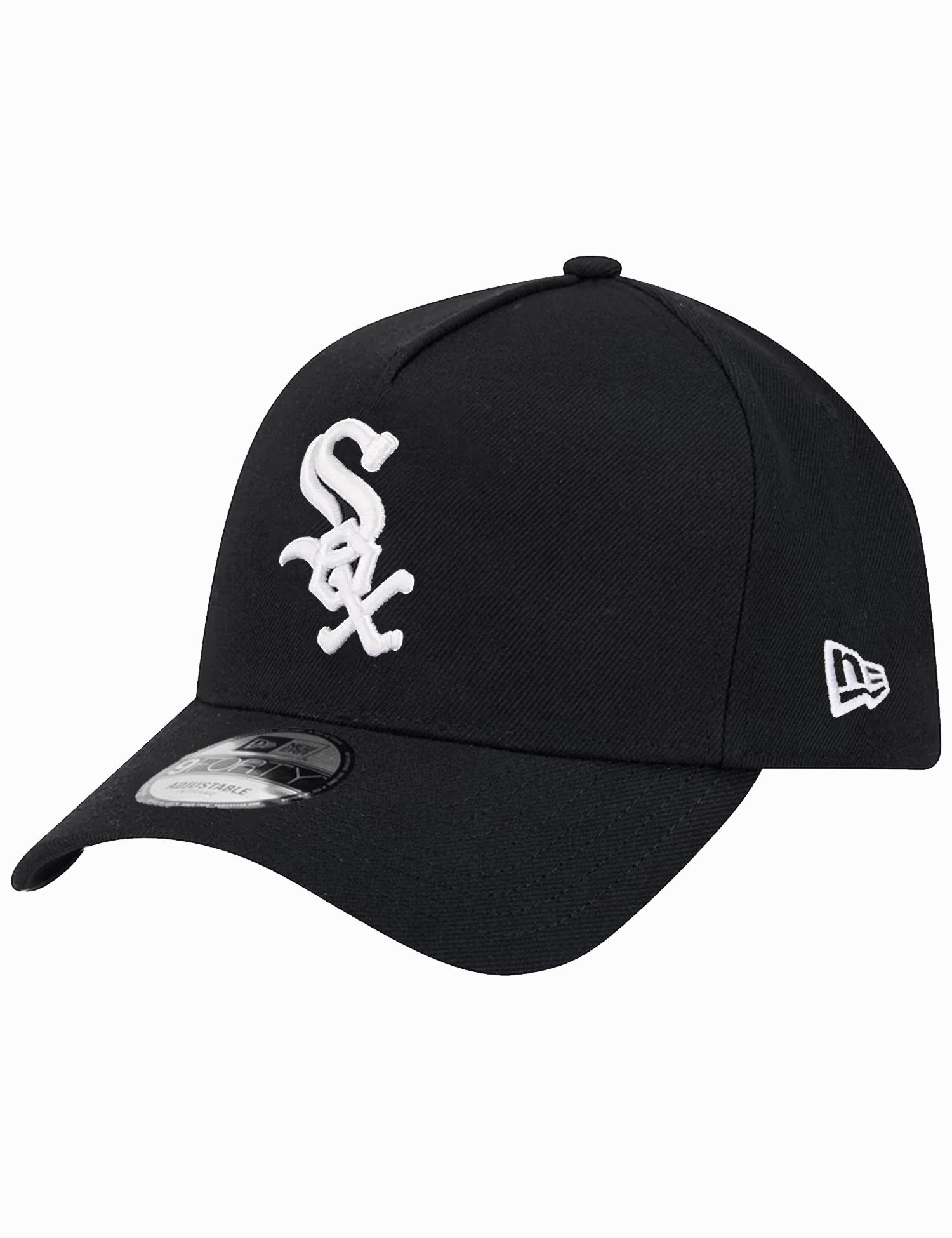 Chicago White Sox New Era MLB Team 9FORTY A-Frame Snapback Hat - Black