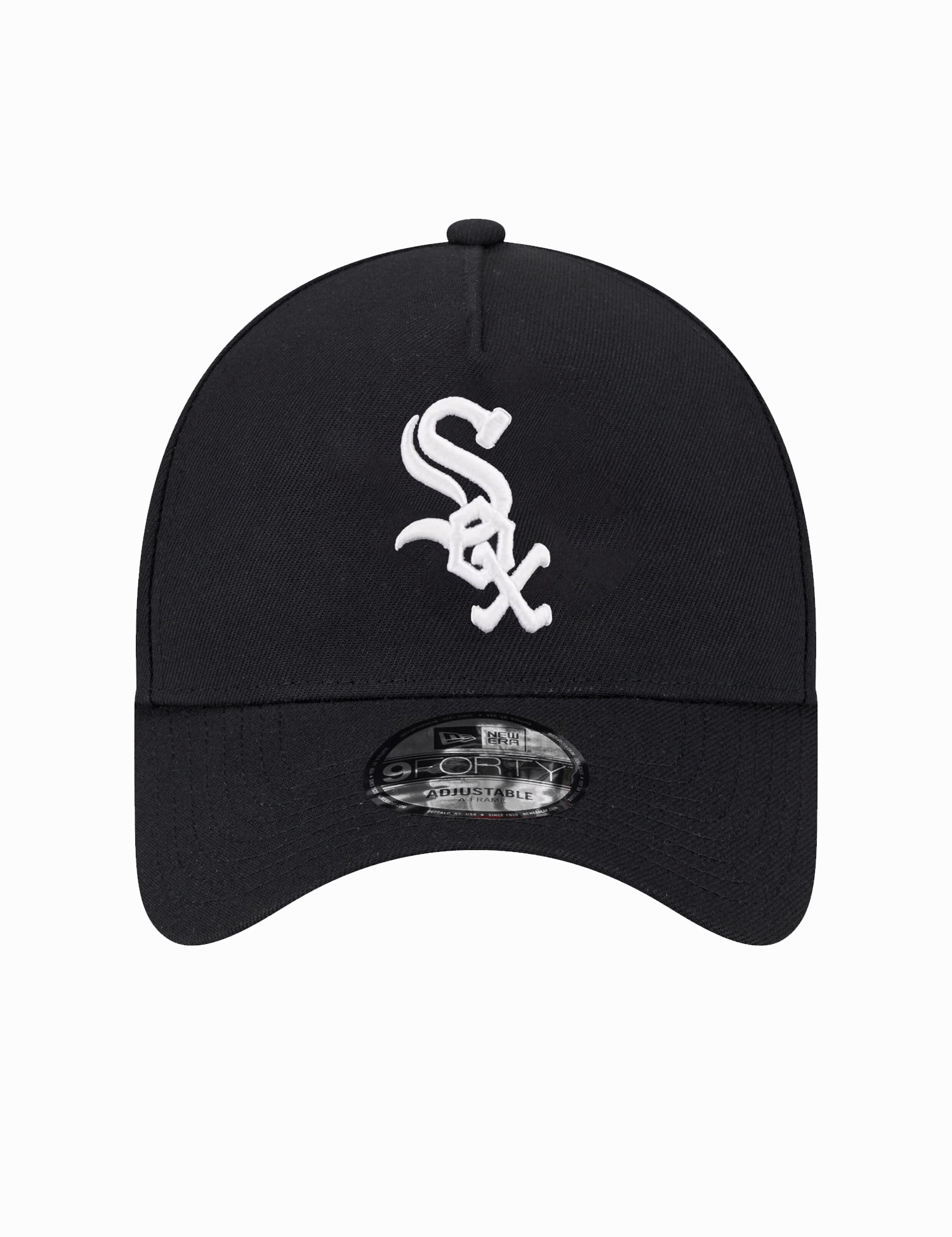 Chicago White Sox New Era MLB Team 9FORTY A-Frame Snapback Hat - Black