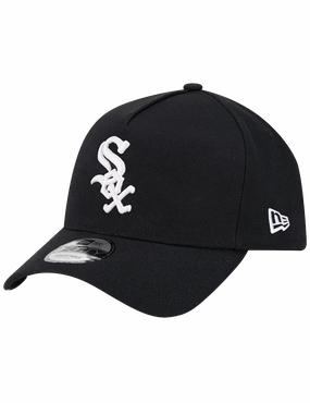 Chicago White Sox New Era MLB Team 9FORTY A-Frame Snapback Hat - Black